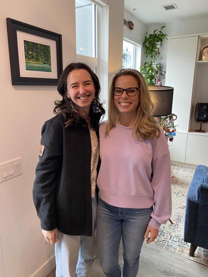 Emily Lowan with Doctor Kaitlin Stockton