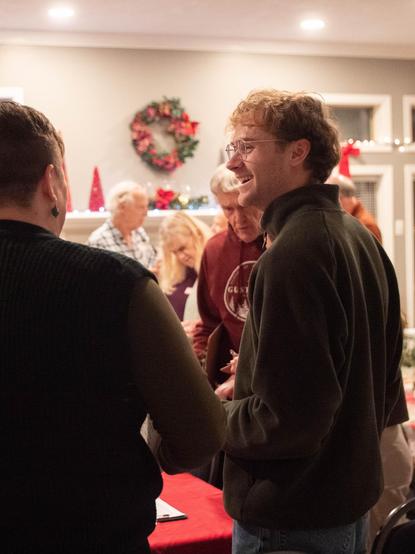 BC Green Party members & curious attendees at a gathering in Saanich South