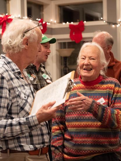 BC Green Party members & curious attendees at a gathering in Saanich South