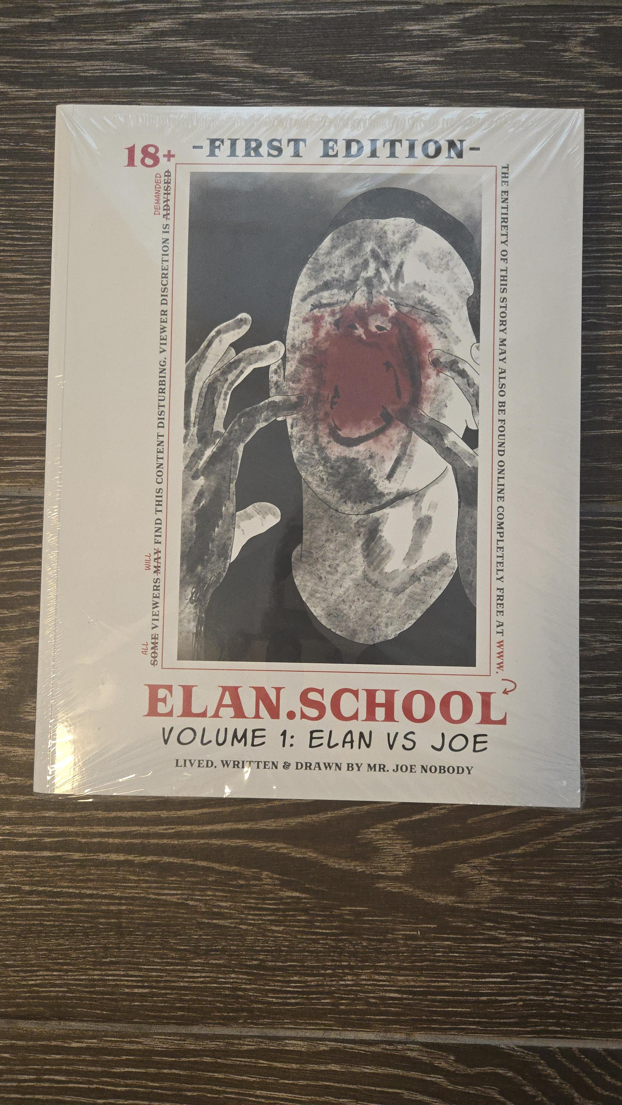Photo of a book "Elan.school, volume 1: Elan vs Joe"