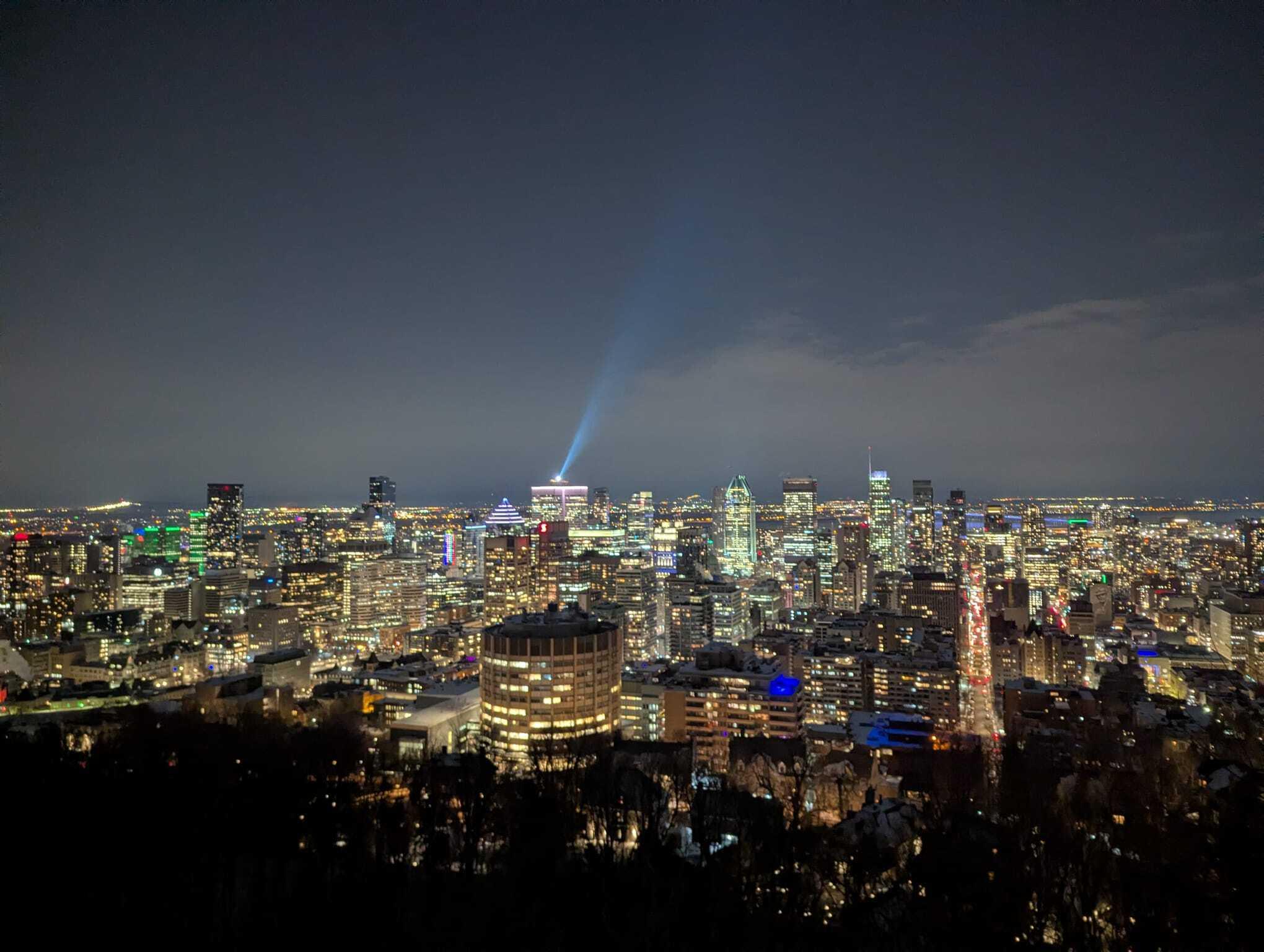 Montreal at night