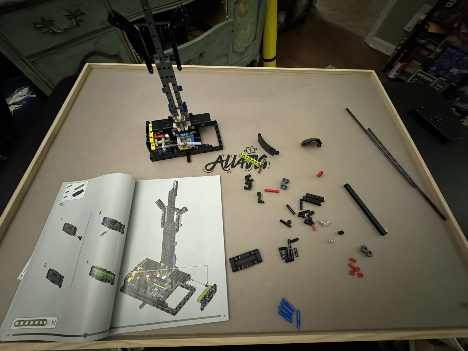 Half built Lego kit bag 3 of 7 complete